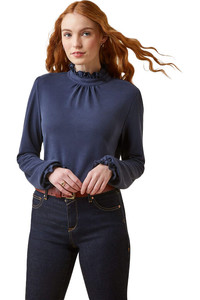 2023 Ariat Womens Inverness Long Sleeve Top 10046340 - Navy